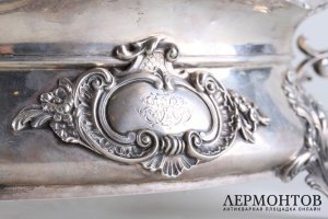Ваза для фруктов. Серебро 800 пробы.Германия, фирма Bruckmann Sohne, конец  XIX в.