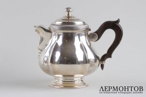 Чайный и кофейный сервиз в классическом стиле. Серебро 950 пробы. Франция, кон. XIX в