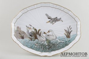 Фарфоровый сервиз - солитер. Мануфактура MEISSEN. Германия, кон. XIX в.