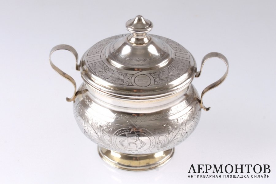 Сахарница. Серебро 84. Российская империя