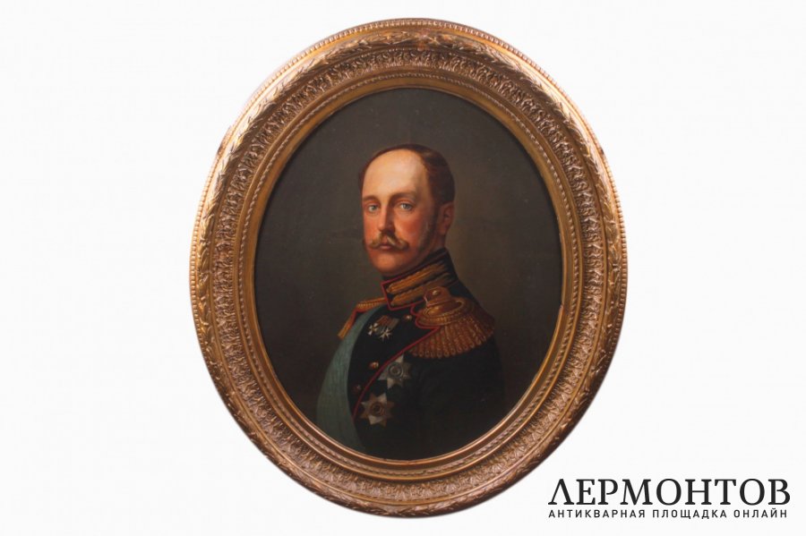 Портрет Николая I. Холст, масто. Российская империя, 1864.