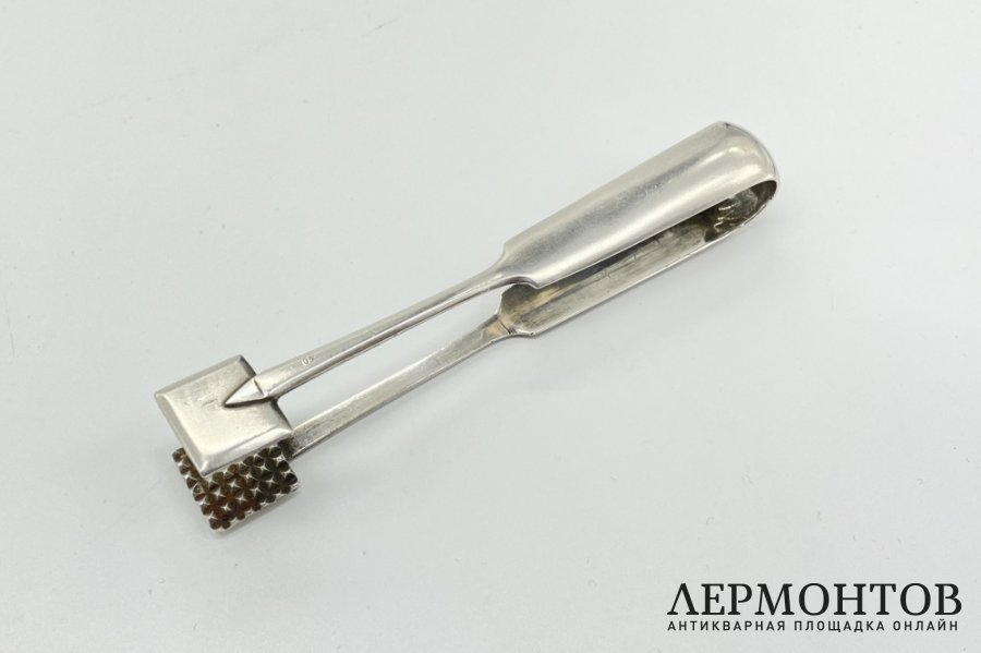 Щипцы для сахара. Серебро 84 пробы. Рубеж 19-20 вв.