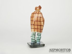Статуэтка «Клоун с цветком». Ditmar-Urbach, Чехословакия, 1930 год