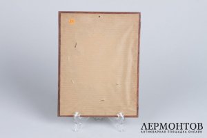 Миниатюра с женским портретом. Франция, 1 пол. 19 в. Кость, живопись.