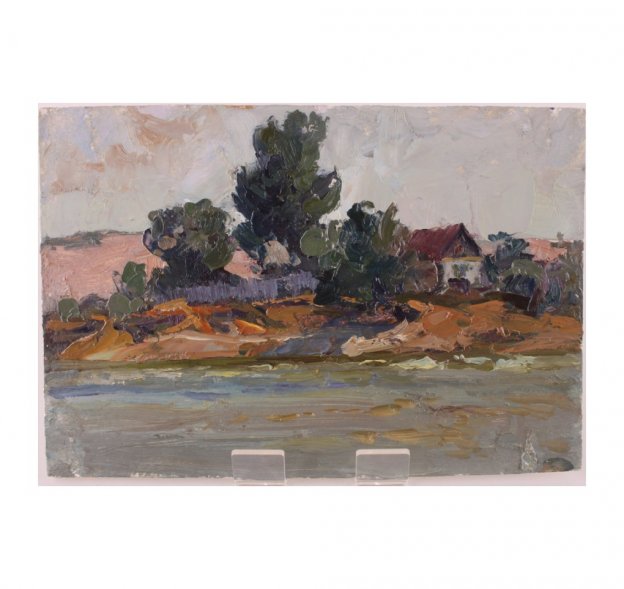 Картина из серии Крымские зарисовки. N2. Чурсин К.Н. Картон, масло. XX в.