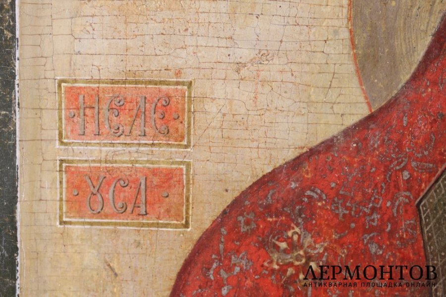Икона Богоматерь Киккская. Россия, школа Оружейной Палаты. Дерево, левкас, темпера.
