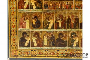 Икона Минея годовая, большая. Кон. XIX-нач. XX вв, Россия. Темпера.