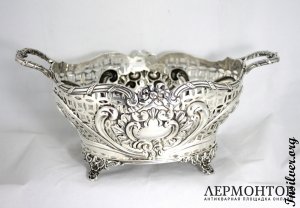 Ваза для фруктов. Серебро 925. Англия