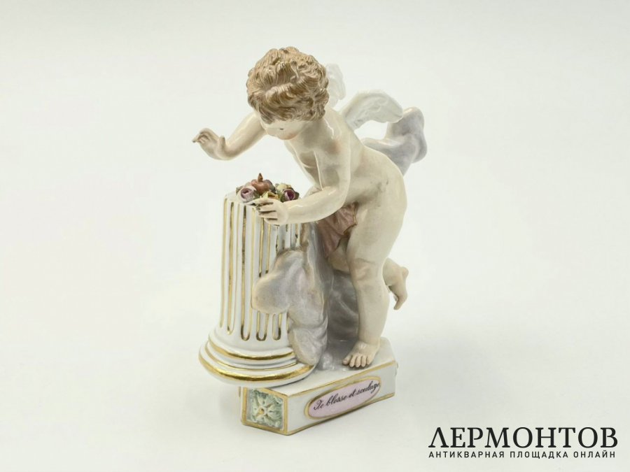 Статуэтка Амур. Германия, Meissen, 1 пол. 20 века. Фарфор, роспись.