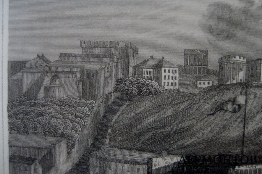 Гравюра на металле. Франция, 1838 год.