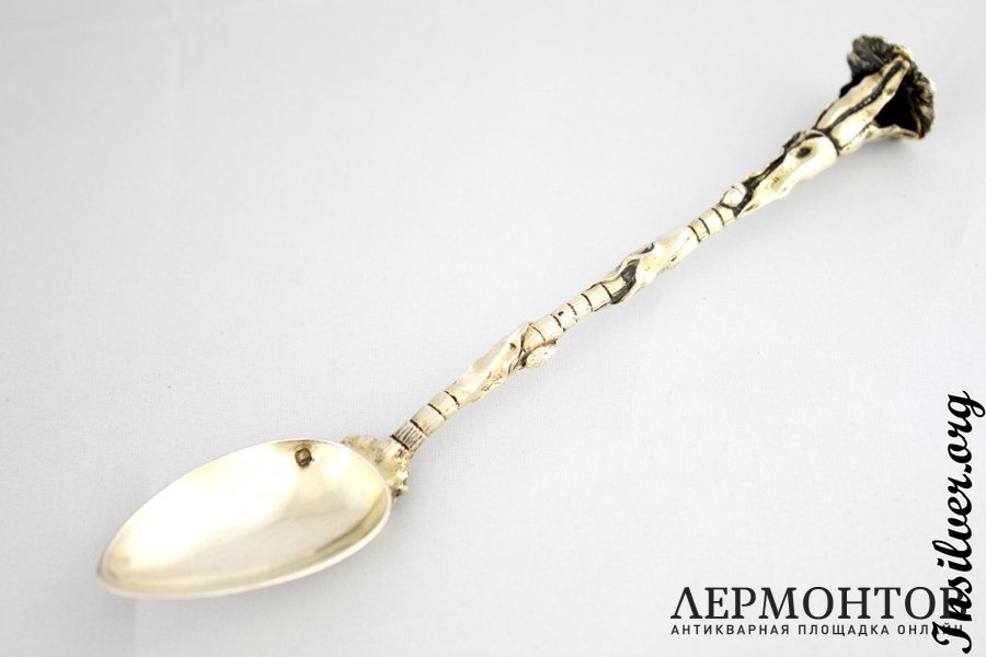 Ложка для медикаментов XIX век. Серебро 950. Франция