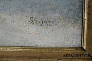 Картина Пьеро. Sevigna. Холст, масло. Европа, рубеж XIX-XX веков.