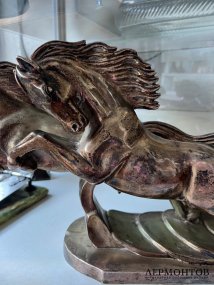 Скульптурная композиция «Кони. Пегасы». Металл, Западная Европа, авторская работа