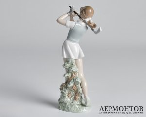 Статуэтка «Гольфистка». Фарфор, NAO, Испания