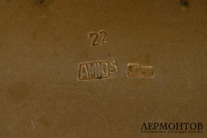 Портсигар Геологи. СССР, артель Московский ювелир, 1955 г. Серебро 875 пробы.