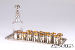 Ликерный набор. Серебро 950. Франция