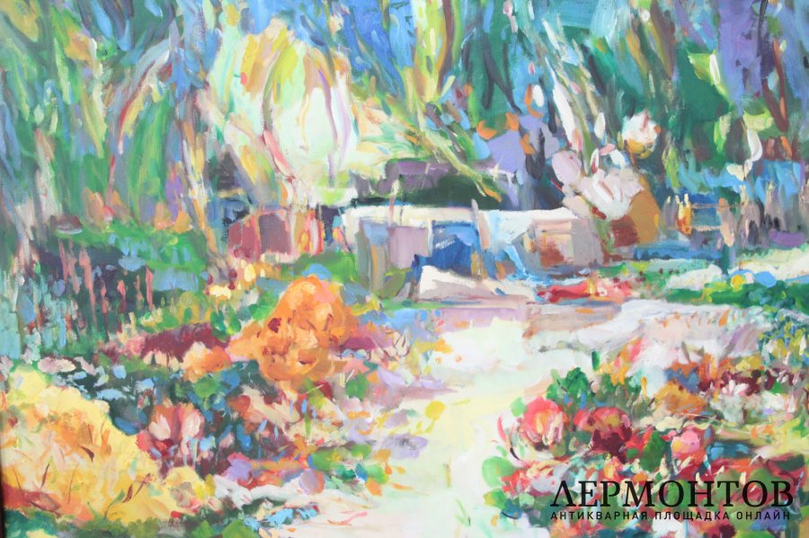 Картина. Цветущий сад. 1996 г. Аббас Салех Аль-Мосави