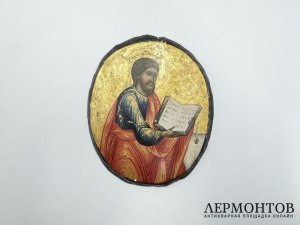 Икона Святой Евангелист Лука. Россия, 19 век.