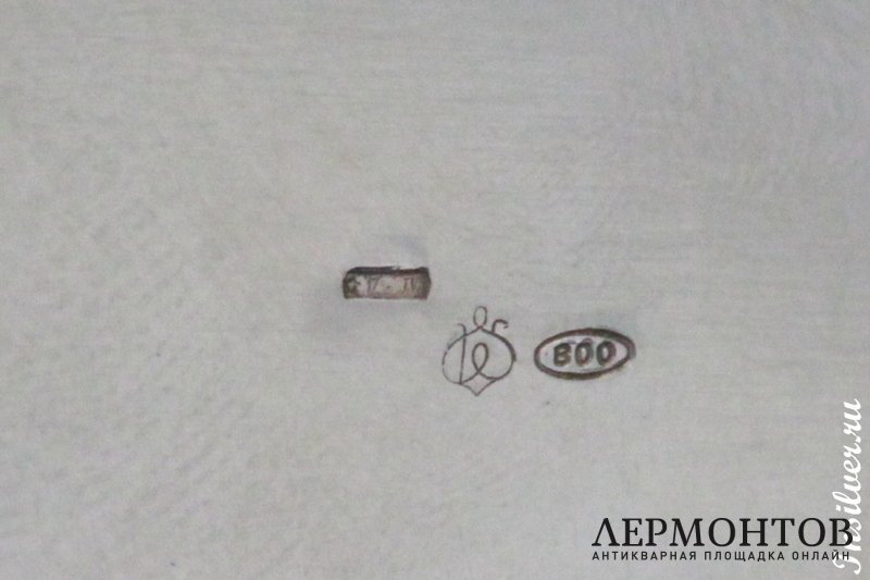 Большой кувшин SCHIAVON. Серебро 800. Италия
