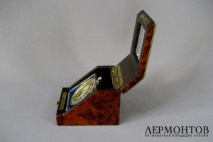 Панагия Сергий Радонежский. Серебро 84 пробы. Российская Империя.