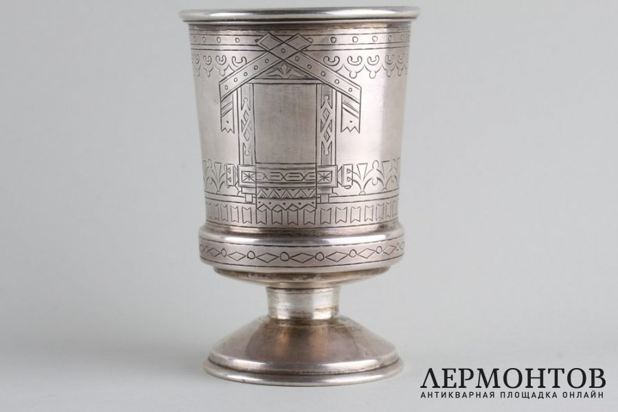 Стопа в русском стиле. Серебро 84 пробы. Российская империя, Иконников С.М., 1881