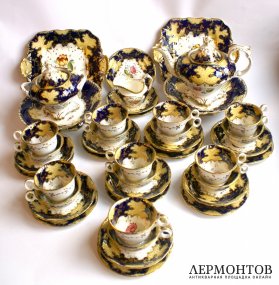 Фарфоровый чайный сервиз. Англия, 19 в