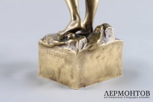 Статуэтка На пляже. Бронза. Фабрика Берндрофа. Австрия, 1900е