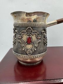 Турка для кофе. Серебро 925 пробы, Россия, современная работа