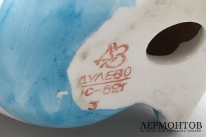 Статуэтка Мечтатель. Фарфор, роспись. Автор Н.А. Малышева. СССР, Дулево, 1962