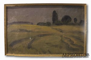 Картина Попков В.Е. Вечереет. 1970 г.