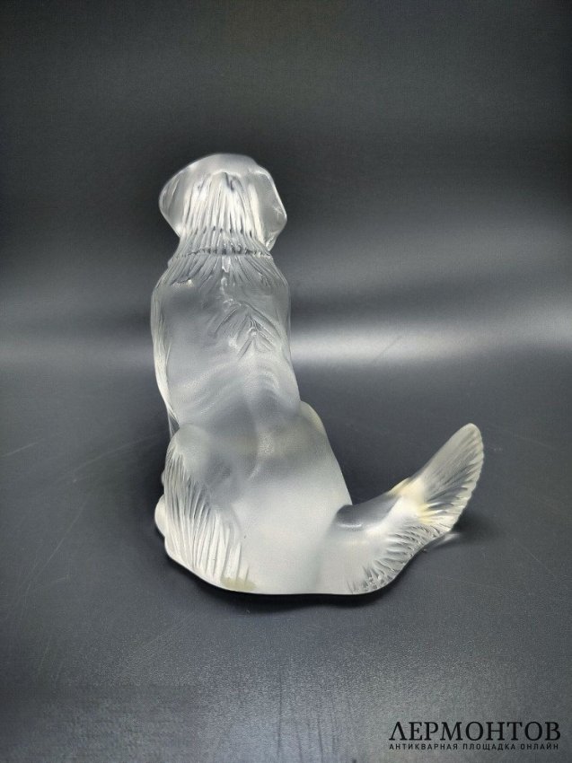 Статуэтка «Ретривер». Хрусталь, Lalique, Франция