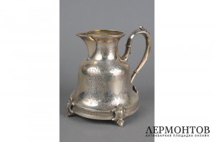 Чайный-кофейный сервиз. Австрия, конец 19 века. Серебро 950 пробы.