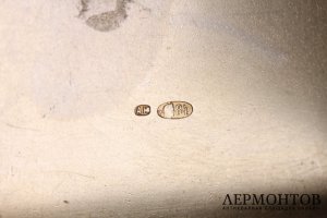 Портсигар. Альберт Хольстрем. Серебро 84 пробы. Российская империя. 1908-1917 гг.