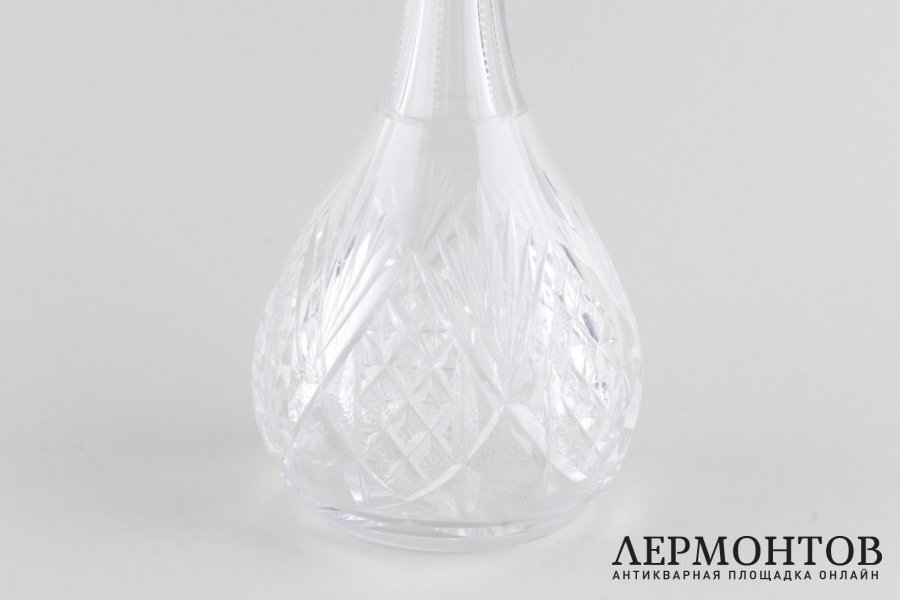 Графин. Хрусталь, серебро 800 пробы. Германия, 1900е-1930е.