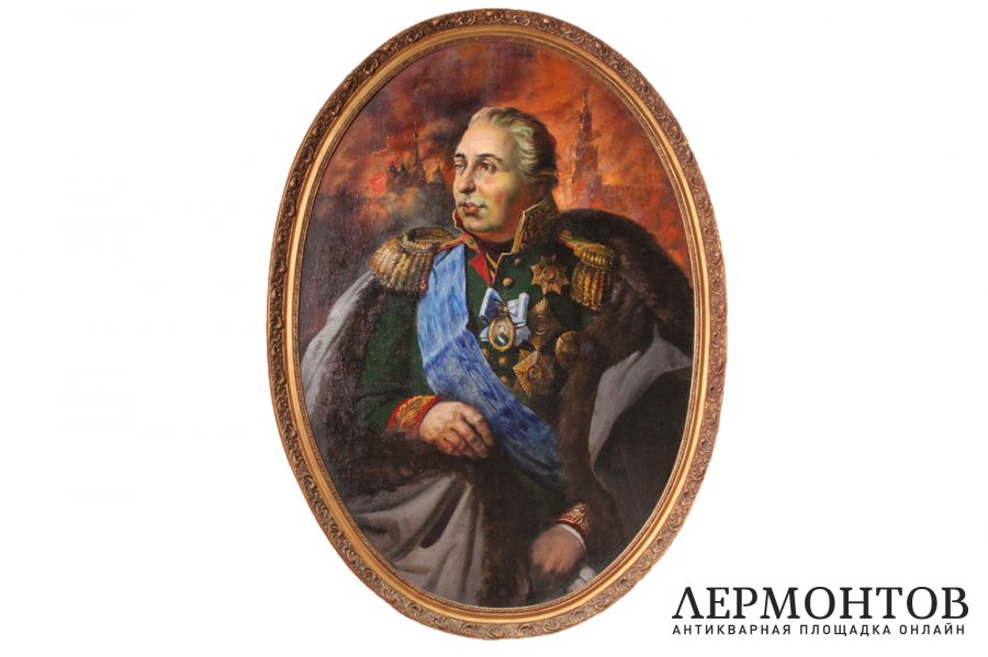 Картина. Портрет М.И. Кутузова. Яковлев Василий Николаевич. Холст, масло. 1940-е гг.