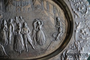 Поднос. Георг Рот. Серебро 800. Германия