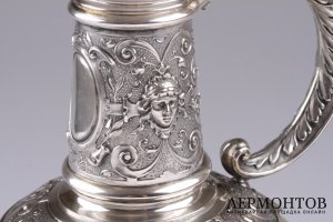 Парные графины Koch & Bergfeld. Серебро 800. Германия