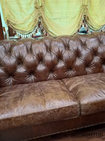 Кожаный диван «Chesterfield Rebel». Andrew Martin
