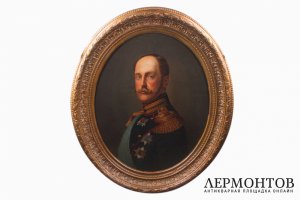 Портрет Николая I. Холст, масто. Российская империя, 1864.