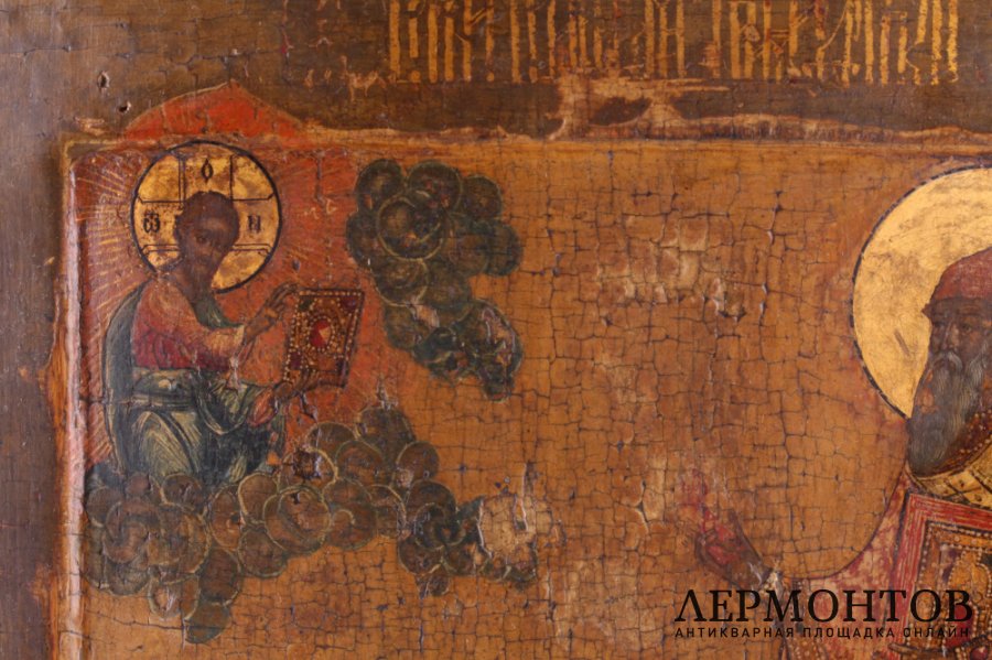 Икона. Святой Спиридон Тримифунтский. Россия, конец XVIII - нач. XIX вв.