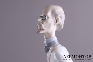 Статуэтка Доктор. Фарфор, глазурь. Испания, ман-ра Ladro, 1970-е гг.