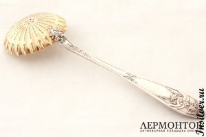 Ложка для сахарной пудры Lapeyre. Серебро 950. Франция