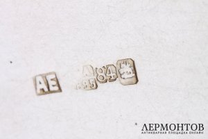 Портсигар с изображением Сухаревой башни. Серебро 84 пробы, чернь. Российская империя
