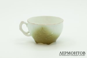 Чайная пара с колокольчиками. Российская Империя, фабрика Гарднера 1870-1890 г Фарфор