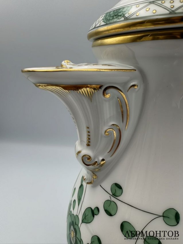 Кофейник «Индийская живопись». Фарфор, роспись, Meissen, Германия, 2-я половина 20 века