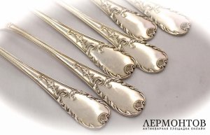 Набор вилок Fouquet-Lapar. Серебро 950. Франция