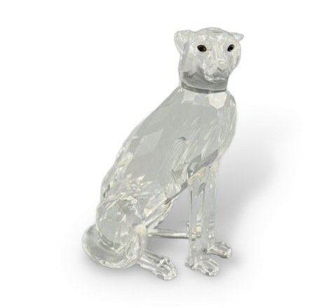 Статуэтка «Гепард». Хрусталь, Swarovski, Австрия, 2000-е годы
