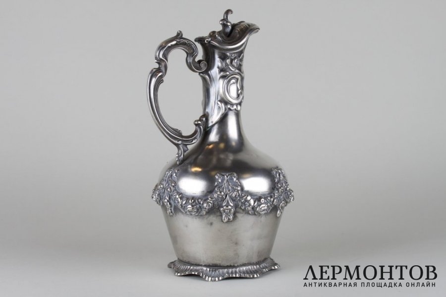 Графин. Серебро 925 пробы. Испания, конец 19-начало 20 века.