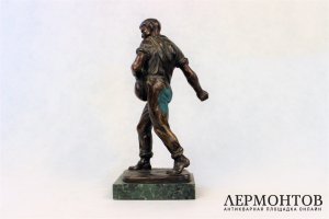 Скульптура. Сеятель. Бронза. Rudolf Kaesbach. Германия.