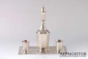 Набор для вина. Серебро 875. Иран